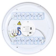Ecolite Ecolite LED stropné svietidlo kruh HF senzor pohybu 12W 980lm CCT IP44 biele WCLR-HF/12W/CCT