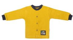 Mamatti Novorozenecká bavlněná košilka, kabátek, Hero - hořčicová, vel. 74