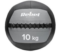 Rebel RBA-3107-10 ACTIVE Medicinbal na cvičenie 10 kg čierny