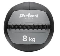 Rebel RBA-3107-8 ACTIVE Medicinbal na cvičenie 8 kg čierny