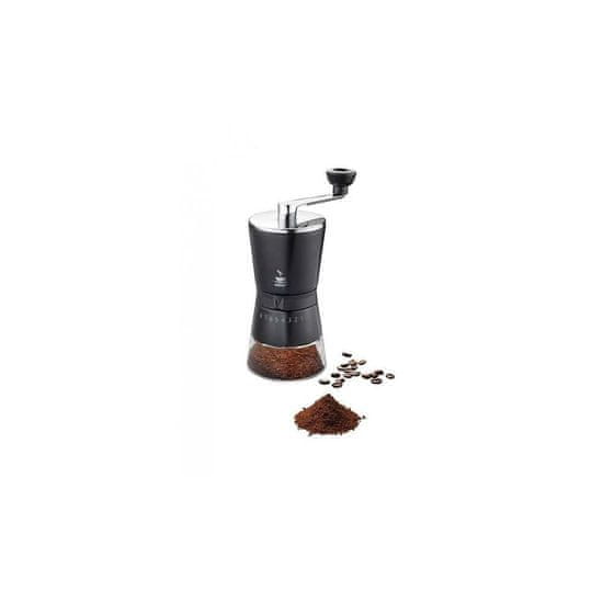 Gefu Ručný mlynček na kávu Santiago Black z hliníka