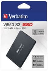 VERBATIM Vi550 S3 SSD, 2.5" - 4TB (49355)