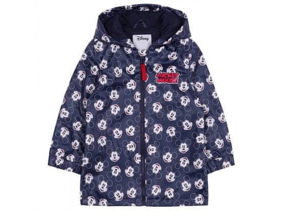 Disney Tmavomodrý nepremokavý plášť s kapucňou Mickey Mouse DISNEY