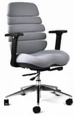 Mercury kancelárska stolička SPINE sivá