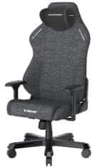 DXRacer Herná stolička TANK čierna, látková