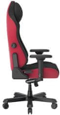 DXRacer herná stolička MASTER čierno-červená, látková