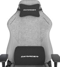 DXRacer Herná stolička DRIFTING XL sivá, látková