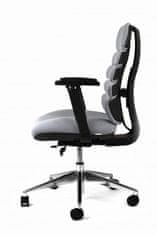 Mercury kancelárska stolička SPINE sivá