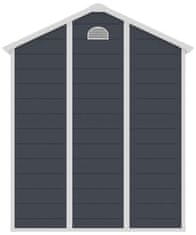 Domček záhradný AVE E, 208 x 190 x 226 cm sivý