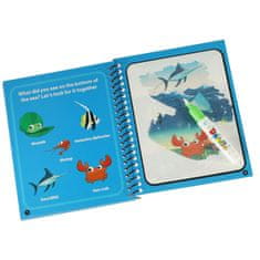WOWO Interaktívna Kniha o Morských Živočíchoch s Fixkou - Modrá Edícia