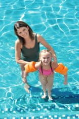 WOWO Bestway Oranžové Plavecké Rukávy s Motýľovým Motívom pre Deti 2-5 Rokov - 32005