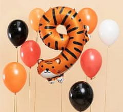 WOWO Fóliový Narodeninový Balón s Číslom 9 od Tiger - Rozmery 49x76 cm