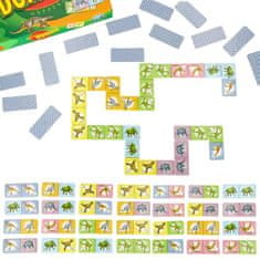 WOWO Vzdelávacia Hra Domino s Motívom Dinosaurov od ALEXANDER pre Deti 4+