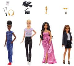 Mattel Barbie Súprava 4 ks bábik filmové povolanie HRG54