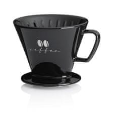 Kela Kávový filter porcelánový Excelsa S čierna