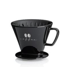 Kela Kávový filter porcelánový Excelsa S čierna KL-12491
