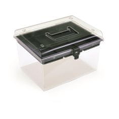 Prosperplast box organizér 292x250x185mm NUF HIGH NUF4HT-S411 čierny plastový KEDEN