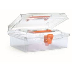 Prosperplast box organizér 245x214x100mm NUF SET 2v1 NUFS23L-R395 oranžový plastový KEDEN
