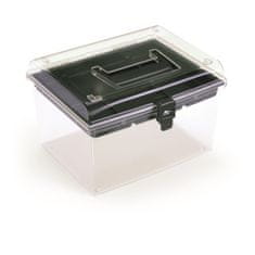 Prosperplast box organizér 245x214x158mm NUF HIGH NUF3HT-S411 čierny plastový KEDEN
