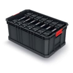 Prosperplast box so 7 organizérmi 52x32,9x21cm MODULAR SOLUTION KMS553520R7-S411 čierny Kistenberg