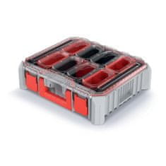 Prosperplast box organizér 44,5x36,8x12,2cm C BLOCK BRIDGE KCBB4540B-4C sivý Kistenberg