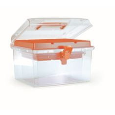 Prosperplast box organizér 245x214x158mm NUF SET 2v1 NUFS23HT-R395 oranžový plastový KEDEN