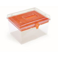 Prosperplast box organizér 292x250x185mm NUF HIGH NUF4HT-R395 oranžový plastový KEDEN
