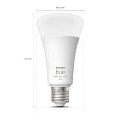 Philips Hue Bluetooth LED White and Color Ambiance žiarovka Philips 8719514288157 E27 A67 13,5 W 1521lm 2000-6500K RGB stmievateľná