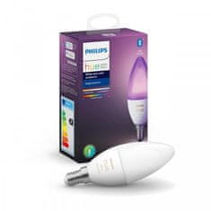 Philips Hue White and Color Ambiance Bluetooth LED žiarovka E14 87195143566106W 470lm 2000-6500K RGB