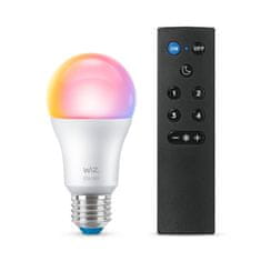 WiZ WiZ SET 1x LED žiarovka E27 A60 8W (60W) 806lm 2200-6500K RGB IP20, stmievateľná plus ovládač
