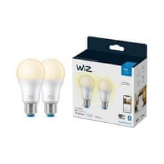 WiZ WiZ SET 2x LED žiarovka E27 A60 8W (60W) 806lm 2700K IP20, stmievateľná