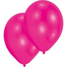 Amscan Latexové balóniky tmavo ružové 10ks 27,5 cm -