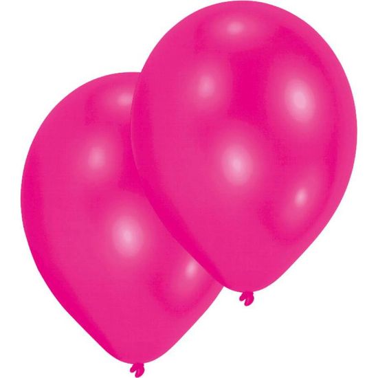Amscan Latexové balóniky tmavo ružové 10ks 27,5 cm -