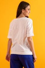Fobya Dámske tričko s potlačou Hounthafe biela L/XL