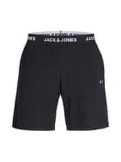 Jack&Jones Pánske pyžamo JACOSCAR Standard Fit 12258219 Black/Shorts (Veľkosť L)