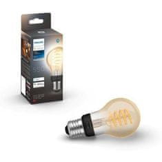 Philips Hue Bluetooth LED White Ambiance filamentová žiarovka Philips 8719514301429 E27 A60 7W 550lm 2200-4500K čierna, stmievateľná
