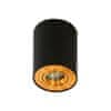 Stropné bodové prisadené svietidlo AZzardo Bross 1 black/gold AZ2955 GU10 1x50W IP20 9,6 cm čierno-zlaté