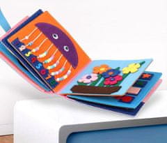 Sweetbuy Montessori tichá kniha pre deti (1 + 1 ZDARMA) | MONTESSORI