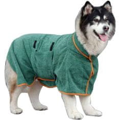 Netscroll Super savý plášť pre psov pre rýchle sušenie srsti, WrapPet, L/XL