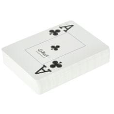 WOWO MUDUKO Trefl Poker - Hracie Karty z 100% Plastu, Balenie 55 ks