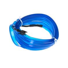 WOWO Modrá LED Páska Ambientného Osvetlenia pre Auto, 5m, 12V, USB