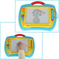 WOWO XL Magnetická Kresliaca Tabuľa s Modrými Pečiatkami - Tablet pre Kreatívne Kreslenie