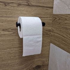 WOWO Loft Držiak na Toaletný Papier v Čiernej Farbe