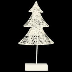 WOWO Stojací Vianočný Stromček s Tepložltým LED Osvetlením, 39cm, na Batérie