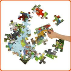 WOWO Puzzle CASTORLAND Maxi Zvieratká z džungle - 40 dielikov, vhodné pre deti 4+ rokov