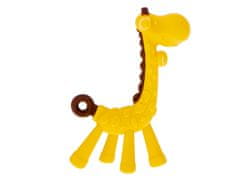 WOWO Silikónové Hryzátko v Dizajne Žltej Žirafy pre Deti
