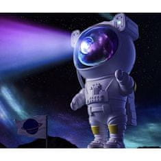 Izoxis 21857 Astronaut projektor nočnej oblohy, polárna žiara a hviezd, diaľkové