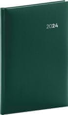 Diár 2024: Balacron - zelený, týždenný, 15 × 21 cm