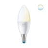 LED Žiarovka WiZ Tunable White 8718699787073 E14 C37 4,9-40W 470lm 2700-6500K, stmievateľná