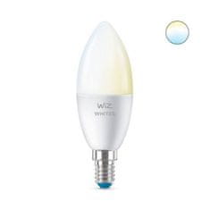 WiZ LED Žiarovka WiZ Tunable White 8718699787073 E14 C37 4,9-40W 470lm 2700-6500K, stmievateľná